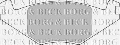 BORG & BECK bbp1415 -  Комплект тормозных колодок, дисковый тормоз